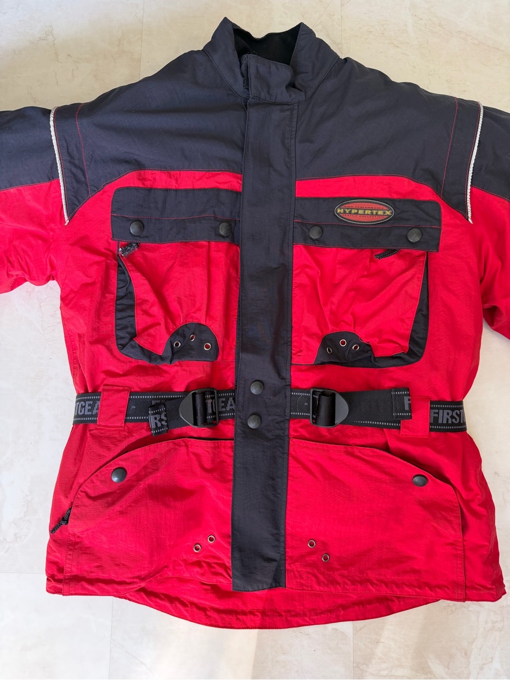 Vintage FirstGear Hypertex Motorcycle Jacket Size L Mens